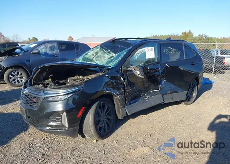 2023 Chevrolet Equinox Awd Rs из США, поврежденный, VIN 3GNAXWEG7PL231460